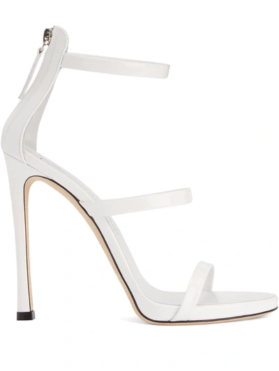Shop Giuseppe Zanotti Harmony High-heel Sandals In White