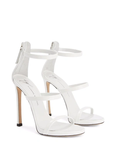 Shop Giuseppe Zanotti Harmony High-heel Sandals In White