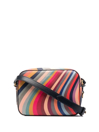 Shop Paul Smith Leather Crossbody Bag In Multicolor