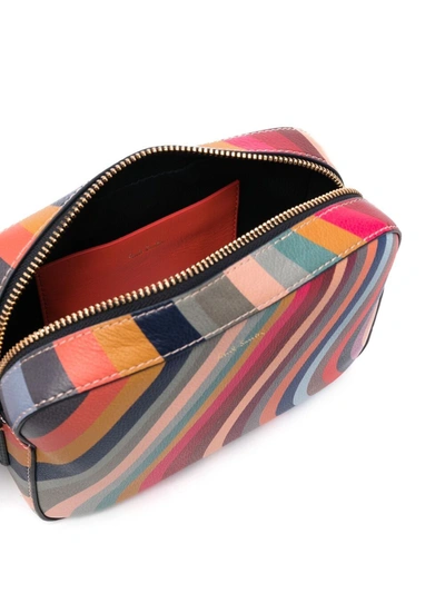Shop Paul Smith Leather Crossbody Bag In Multicolor