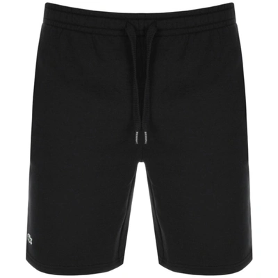 Lacoste Sport Jersey Shorts Black In Black