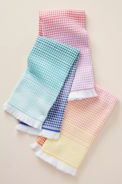 Shop Anthropologie Lillian Dish Towels, Set Of 3 In Assorted