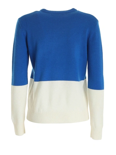 Shop Mc2 Saint Barth Women's Blue Other Materials Sweater