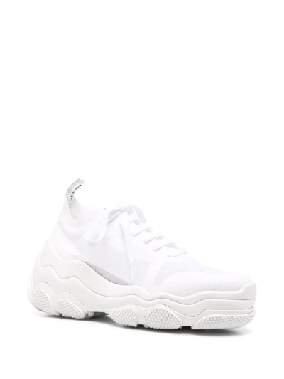 Redv Logo-print Lace-up Sneakers In White