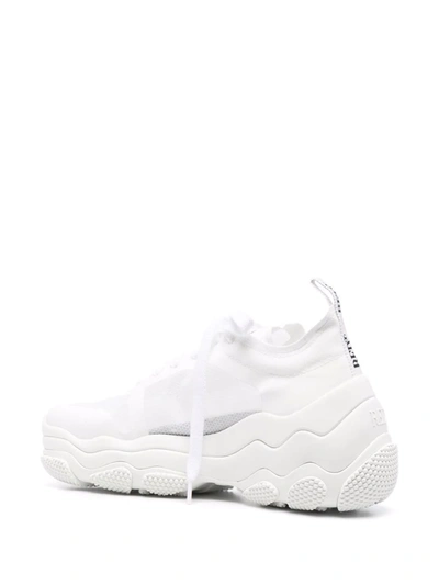 Redv Logo-print Lace-up Sneakers In White