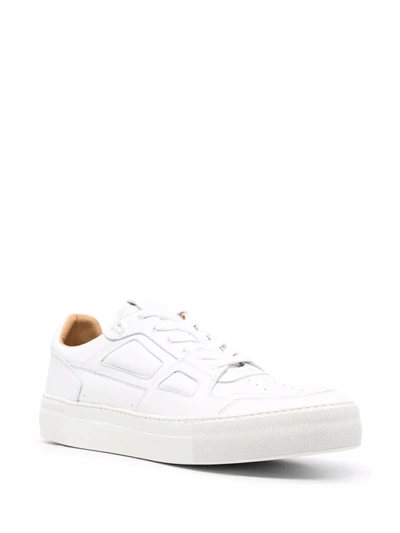 Shop Ami Alexandre Mattiussi Ami De Coeur Low-top Sneakers In White