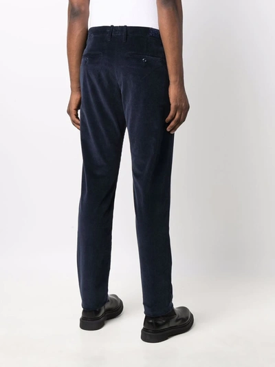 Jacob Cohen Slim-fit Corduroy Trousers In Blue