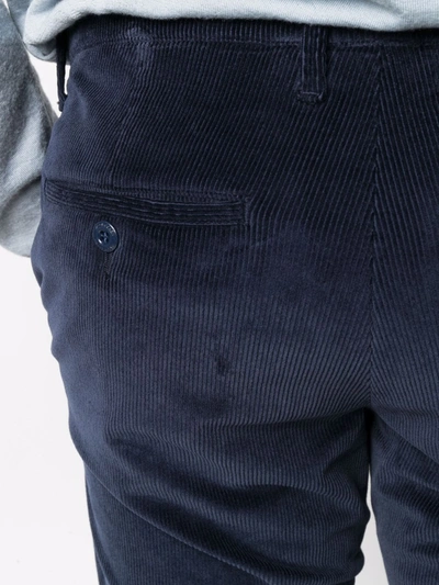 Jacob Cohen Slim-fit Corduroy Trousers In Blue