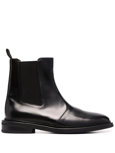 Shop Sandro Ankle Chelsea Boots In Schwarz