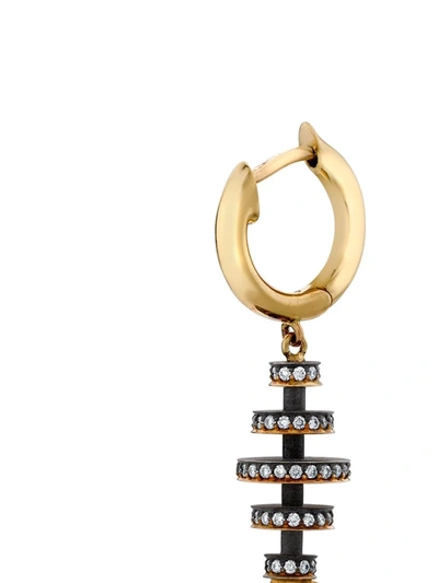 Pragnell 18kt Rose Gold Legacy Pearl And Diamond Drop Earrings In Rosa