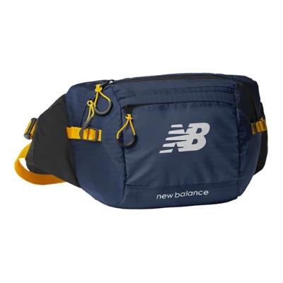 Shop New Balance Unisex Running Waist Bag In Blue
