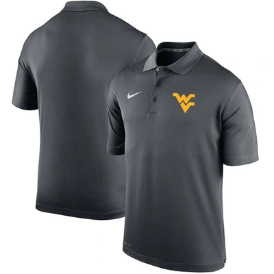 Shop Nike Anthracite West Virginia Mountaineers Big & Tall Primary Logo Varsity Performance Polo
