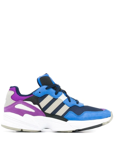 Adidas Originals Yung 96 "collegiate Navy/sesame/true Blue" Trainers In  Black/blue/purple | ModeSens