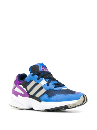 Adidas Originals Men's Yung-96 Training Sneakers In Black/blue/purple |  ModeSens