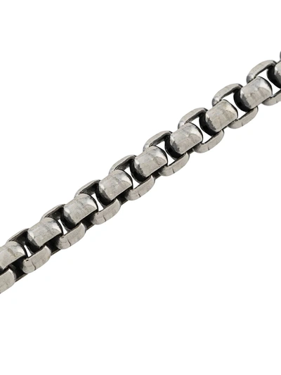 Shop Emanuele Bicocchi Tubular Chain Bracelet In Silver