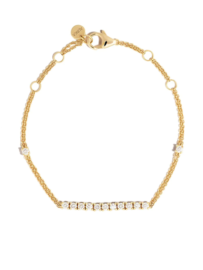 Shop Alinka 18kt Yellow Gold Riviera Diamond Bracelet