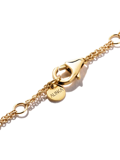 Shop Alinka 18kt Yellow Gold Riviera Diamond Bracelet