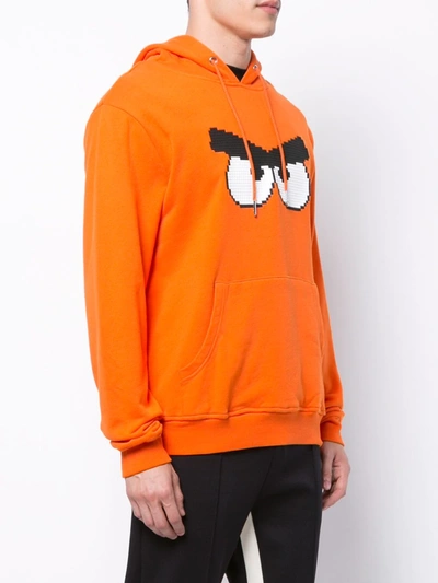 Mostly Heard Rarely Seen 8-bit Angry Print Hoodie In Yellow