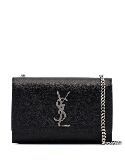 Shop Saint Laurent Small Kate Crossbody Bag In Black