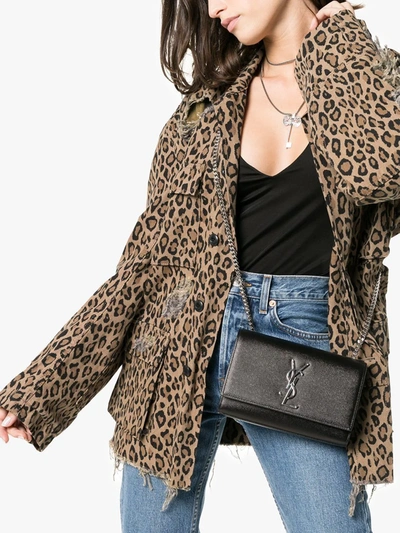Saint Laurent Small Kate Crossbody Bag In Black