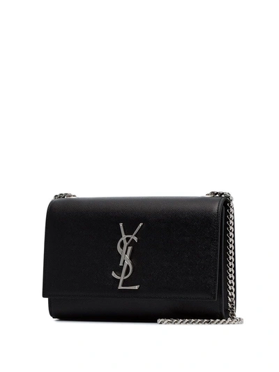 Shop Saint Laurent Small Kate Crossbody Bag In Black