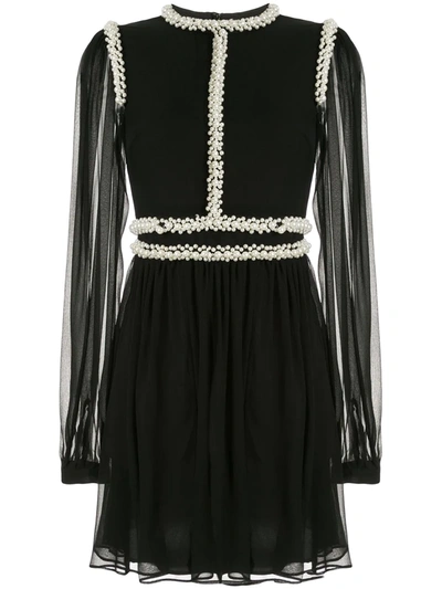 Shop Macgraw Raven Mini Dress In Black