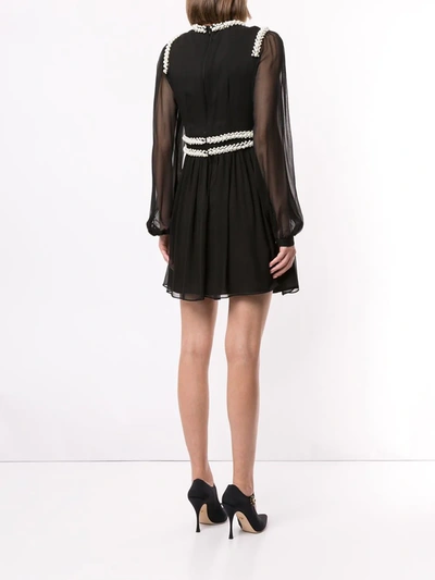 Shop Macgraw Raven Mini Dress In Black