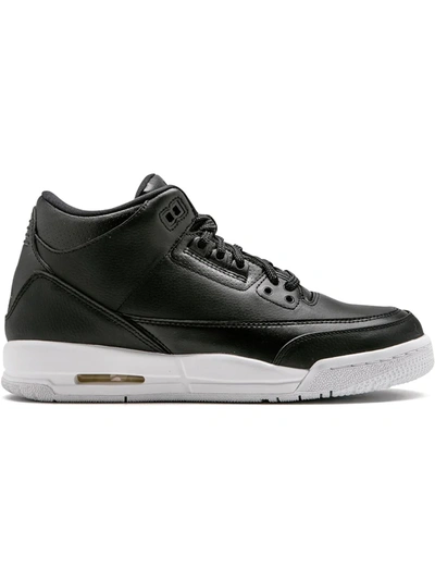 Shop Jordan Air  3 Retro Bg "cyber Monday 2016" Sneakers In Black