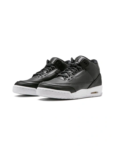 Shop Jordan Air  3 Retro Bg "cyber Monday 2016" Sneakers In Black