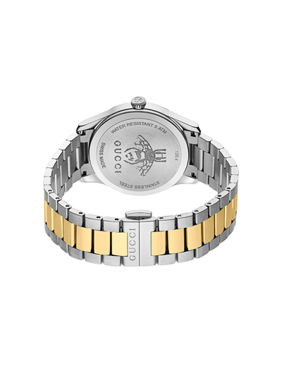 Shop Gucci G-timeless 38mm In Silver