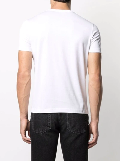 Shop Acne Studios Face-patch Cotton T-shirt In White