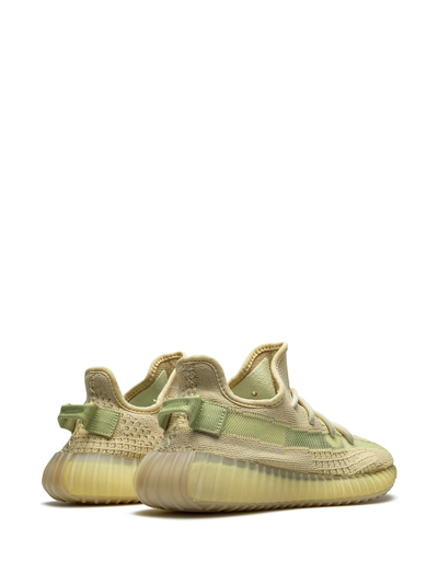 Shop Adidas Originals Yeezy Boost 350 V2 "flax" Sneakers In Neutrals