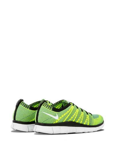 NIKE FREE FLYKNIT HTM SNEAKERS - 绿色