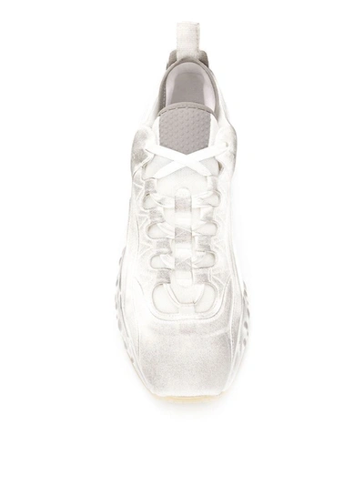 Shop Acne Studios Rockaway Tumbled Sneakers In White