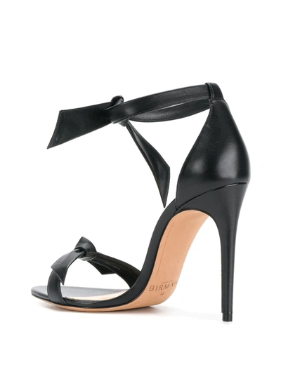 Alexandre Birman Clarita Ankle Tie Sandal In Black