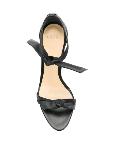 Alexandre Birman Clarita Ankle Tie Sandal In Black