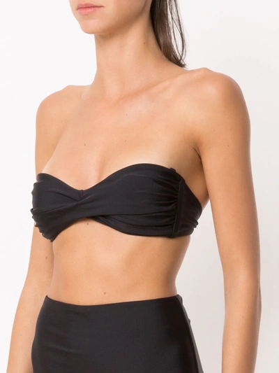 Amir Slama Sleeveless Bikini Top In Black