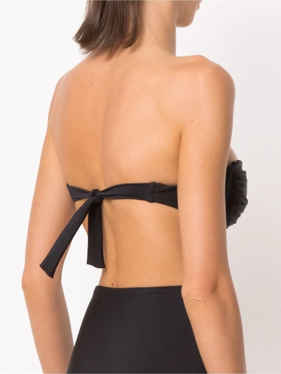 Amir Slama Sleeveless Bikini Top In Black