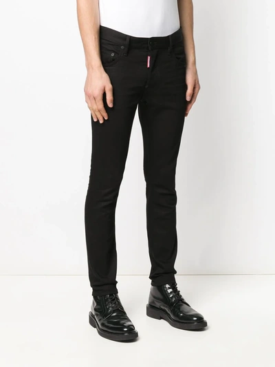 Shop Dsquared2 Exclusive For Vitkac Skinny Jeans In Black