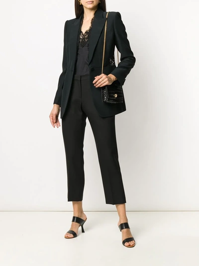 Alexander Mcqueen Alexander Mc Queen Cigarette Trousers In Black