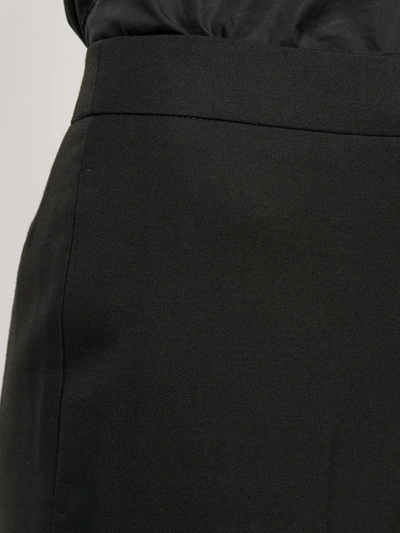 Shop Alexander Mcqueen Cropped Trousers In Black