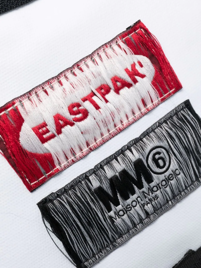 Shop Mm6 Maison Margiela X Eastpak Logo Patch Belt Bag In Weiss