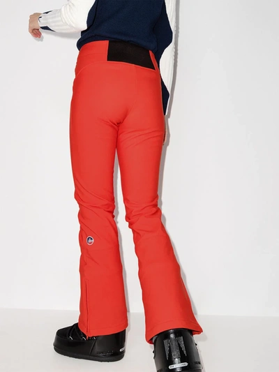 Shop Fusalp Tipi Ii Flared Ski Trousers In Red