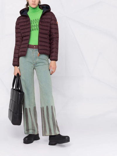 Save The Duck Giga Padded Jacket In Rot