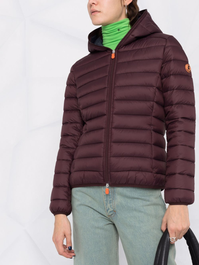 Save The Duck Giga Padded Jacket In Rot