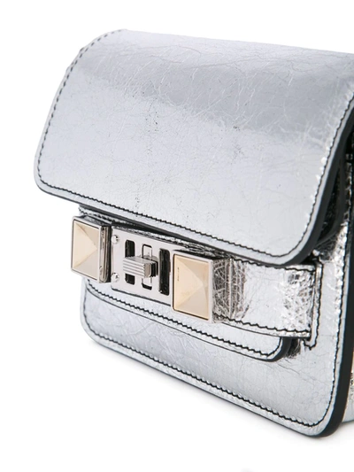 Shop Proenza Schouler Ps11 Belt Bag In Silver