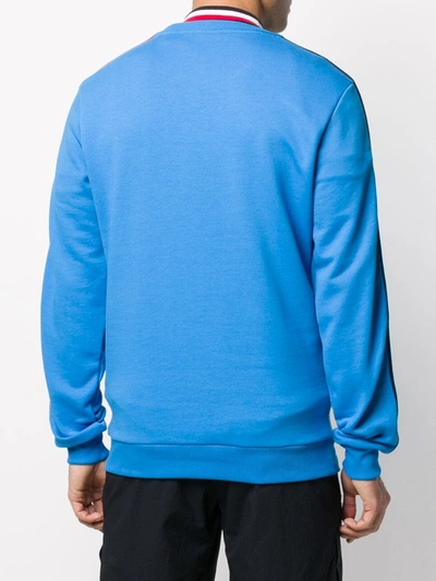 Shop Rossignol Racer Stripe Zip Detail Sweatshirt In Blue