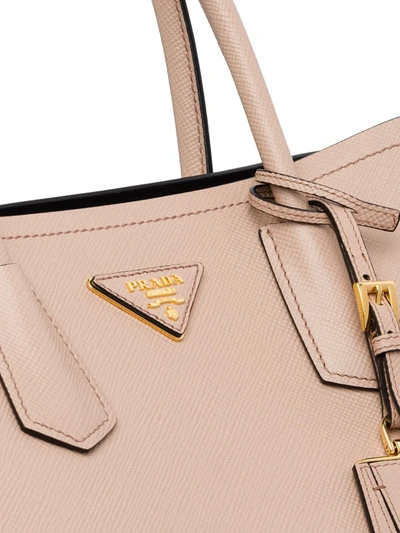 Shop Prada Double Bag In Pink