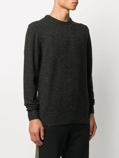 Barbour Tisbury Crewneck Knitted Jumper In Black
