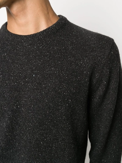 Barbour Tisbury Crewneck Knitted Jumper In Black